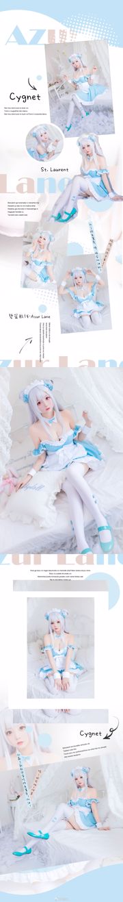 Người đẹp Weibo Coser Shima Aoi "Cô hầu gái thiên nga nhỏ"