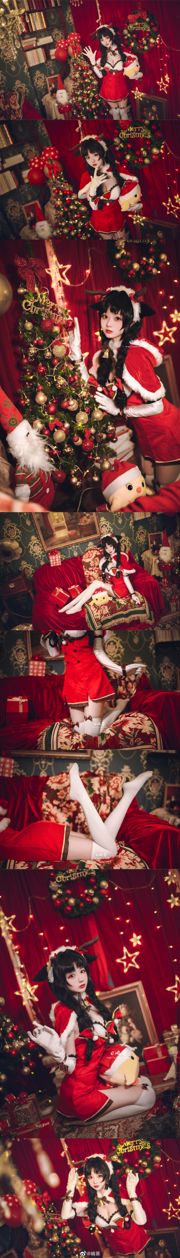 Weibo schoonheid Coser Shima Aoi "Azur Lane, Big Tide, Reindeer and Christmas Gifts"