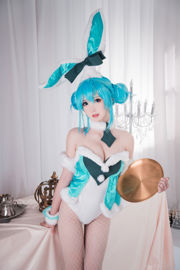 [网红COSER] 可爱人气Coser面饼仙儿 - 初音兔女郎