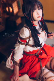 [ภาพถ่าย Net Red COSER] Weibo Girl Paper Shuangyue Shimo - Miko Bundling